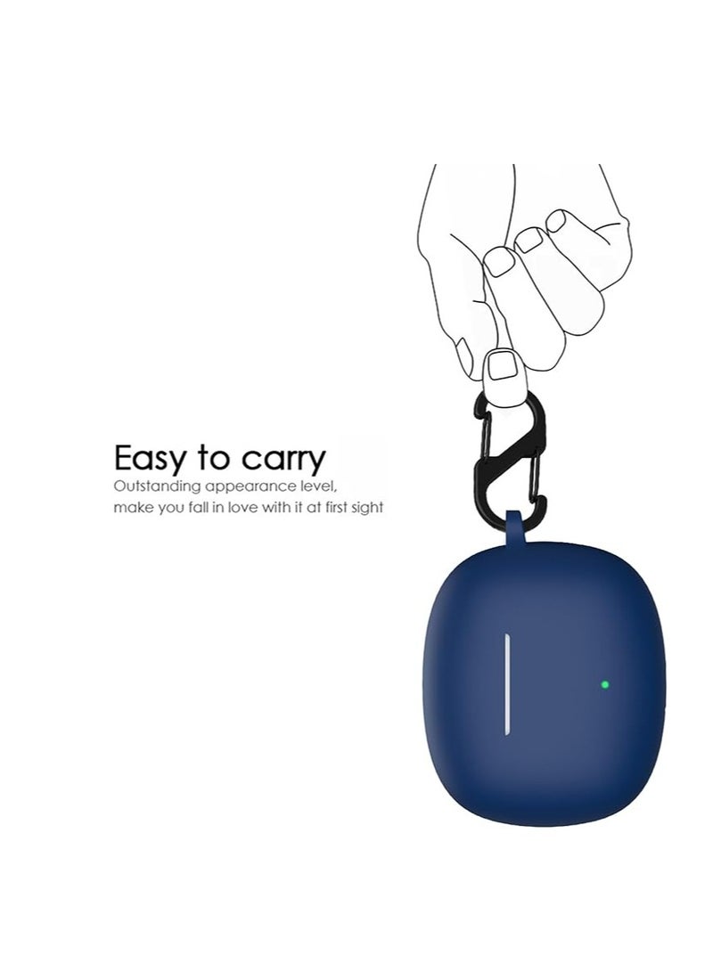 Cases Compatible with Honor Earbuds X6, Silicone Case, Light Weight, Shockproof, Portable - Dark Blue - Image 3