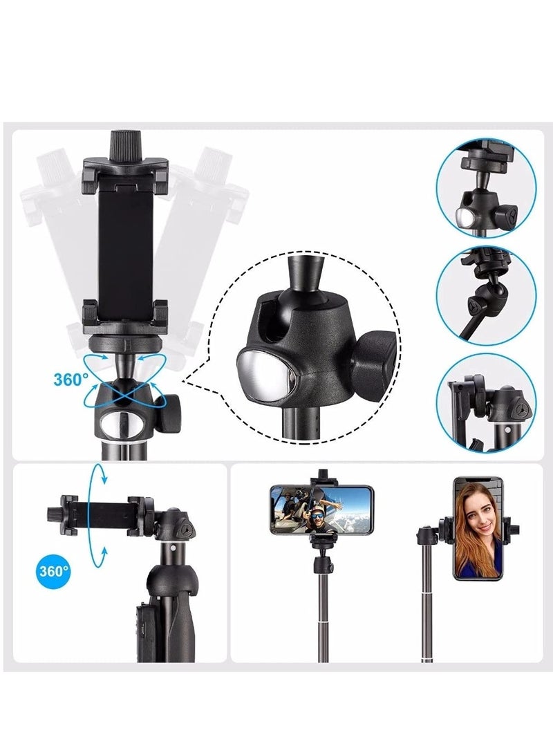 Tripod Monopod Selfie Stick, 40 In Portable Selfie Stick Phone Tripod Compatible with Wireless Remote Shutter Control for iPhone 14 13 12 11 Pro max X 8 Plus Samsung Galaxy S23 S22 S21 S20 S10 - Image 4