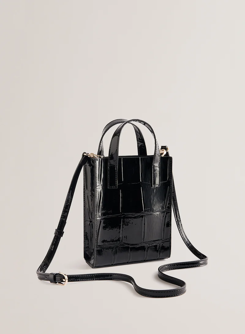 Ted Baker Gatocon Croc Effect Mini Icon Tote