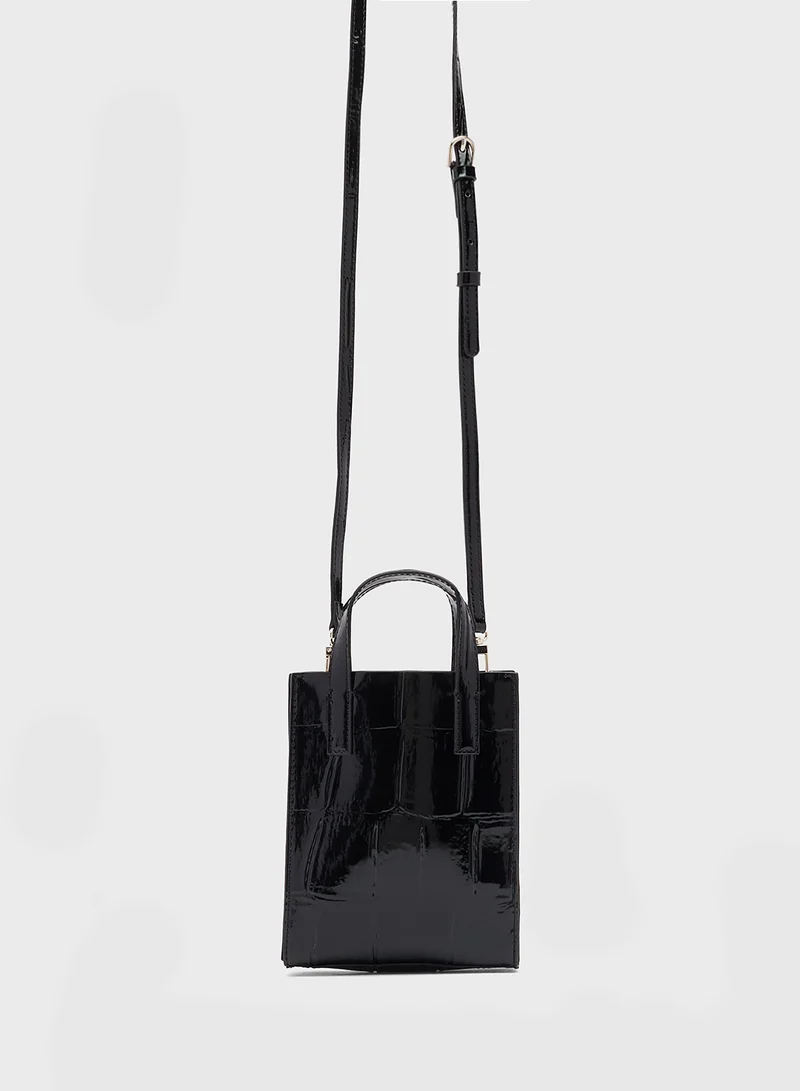 Ted Baker Gatocon Croc Effect Mini Icon Tote