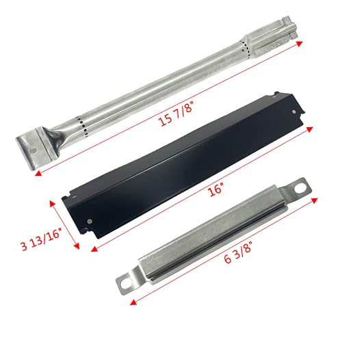 Direct Store Parts Kit DG101 Replacement for Charbroil Gas Grill Burners,Heat Plates and Crossover Tubes, for grill mode 461261508 461262006 463248108 463268008 - Image 2