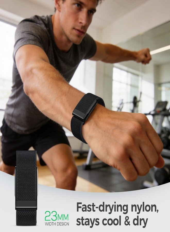 Tensea 3 Packs Nylon Sport Band Compatible with WHOOP 5.0/MG, One, Peak & Life - Breathable Loop Strap, Comfortable Wristband, Quick-Dry Replacement Watchband Accessories for Men Women, NOT for WHOOP 4.0 - Image 5