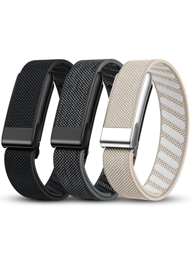 Tensea 3 Packs Nylon Sport Band Compatible with WHOOP 5.0/MG, One, Peak & Life - Breathable Loop Strap, Comfortable Wristband, Quick-Dry Replacement Watchband Accessories for Men Women, NOT for WHOOP 4.0 - Image 1