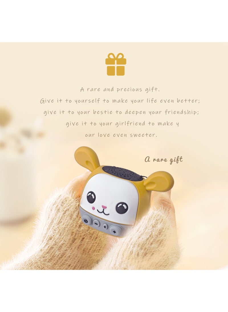 Generic Children Wireless Bluetooth Speaker, Waterproof Mini Portable Outdoor TF Card FM Radio Cartoon Cute Bunny Gift Speaker,   Children's birthday gift  - Image 2