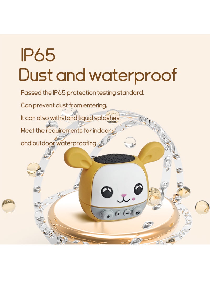 Generic Children Wireless Bluetooth Speaker, Waterproof Mini Portable Outdoor TF Card FM Radio Cartoon Cute Bunny Gift Speaker,   Children's birthday gift  - Image 3