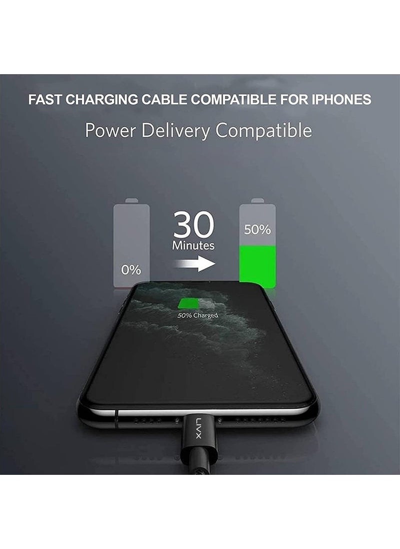 Livx - Horizontal 27W Type C To Lightning 25 cm iPhone iPad Compatible Fast Charging and Data Cable IPblt-25 - Image 1