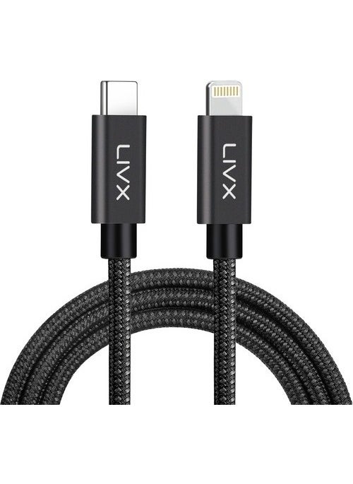 Livx - Horizontal 27W Type C To Lightning 25 cm iPhone iPad Compatible Fast Charging and Data Cable IPblt-25 - Image 1