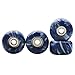 RACOFSB Fingerboard Wheels with Bearing CNC Lathed Swirl Color New Material Blue mix - Image 3