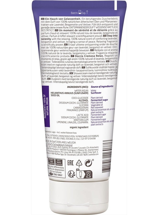 Weleda Aroma Relax - Gel de Ducha Cremoso 200 ml - Image 2