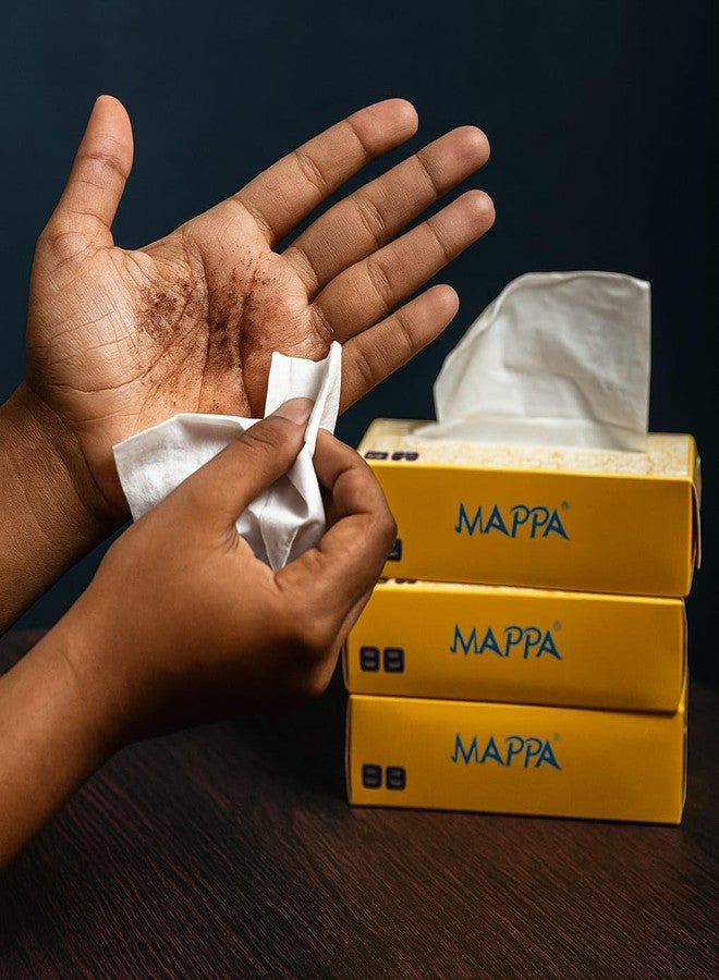 MAPPA The Professional Choice 2 Ply Facial Tissue Soft Pack - 100 Pulls Per Pack | Soft & Strong Facial Tissues for Everyday Use | Hypoallergenic, Durable & Gentle on Skin | Pack of 1 - Image 4
