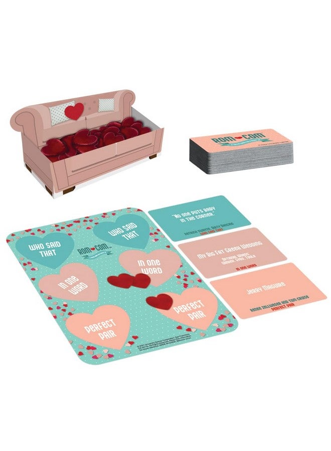 University Games ROM Com Team Trivia Game, Perfect for Date Nights Girls Nights and Party Game Night, for Ages 12 and Up and 4 or More Players - Image 3