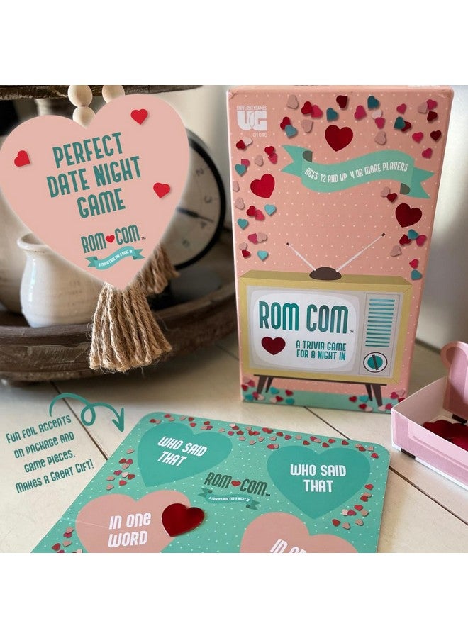 University Games ROM Com Team Trivia Game, Perfect for Date Nights Girls Nights and Party Game Night, for Ages 12 and Up and 4 or More Players - Image 4
