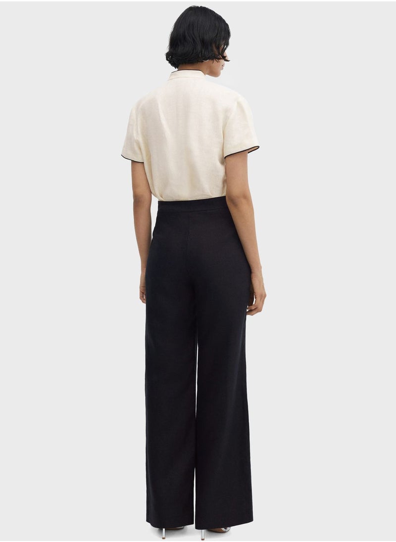 MANGO - High Waist Pants - Image 1