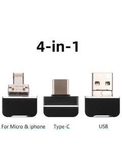 Generic USB Flash Drive Large Memory Multi-function USB Flash Drive Sufficient High-speed Switchable Plug Mobile Phone USB Flash Drive Large Capacity-Colour:Black (large Window)-Capacity:4GB  - Image 5