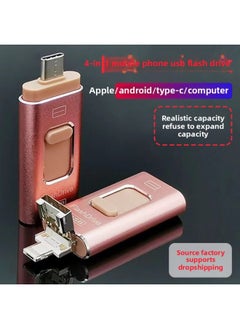 Generic USB Flash Drive Large Memory Multi-function USB Flash Drive Sufficient High-speed Switchable Plug Mobile Phone USB Flash Drive Large Capacity-Colour:Black (large Window)-Capacity:4GB  - Image 3