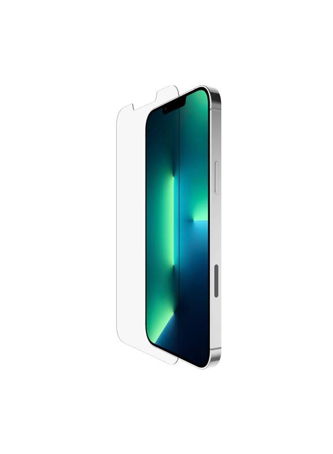 vesus Belkin Iphone 13 Pro Max Screen Protector Temperedglass, Antimicrobial-Treated, Easy Application Bubble Free With Included Guide Stickers Clear