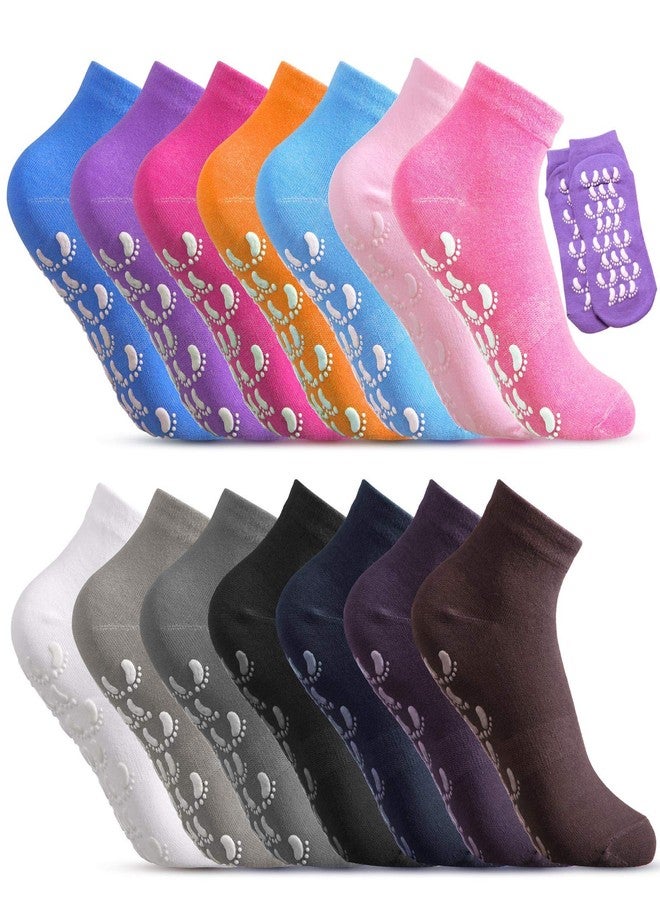Geyoga 14 Pairs non slip socks for women Men Grip Socks unisex yoga Socks with Grips for Hospital Yoga Pilates - Image 1
