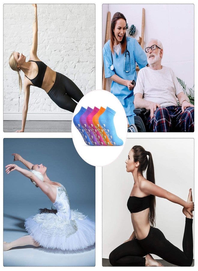 Geyoga 14 Pairs non slip socks for women Men Grip Socks unisex yoga Socks with Grips for Hospital Yoga Pilates - Image 5