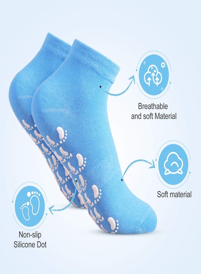 Geyoga 14 Pairs non slip socks for women Men Grip Socks unisex yoga Socks with Grips for Hospital Yoga Pilates - Image 2