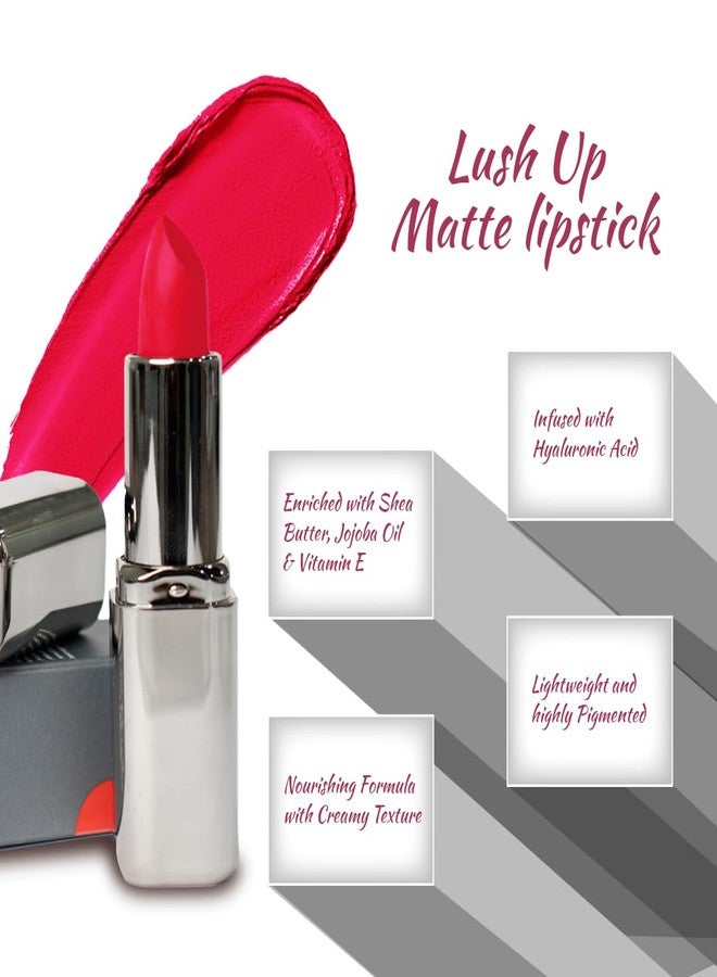 لينفور أحمر شفاه لينفور لاش أب مات | أحمر شفاه يدوم طويلاً وخفيف الوزن | وردي ماجنتا - Image 4