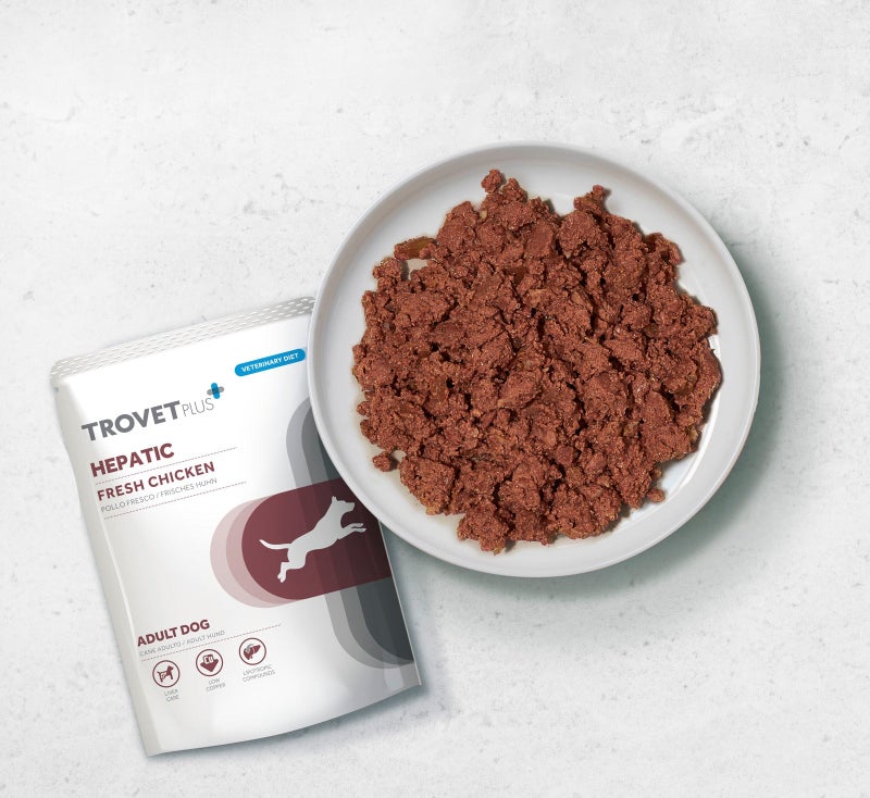 Trovet Trovet Plus Pouch Dog Hepatic Veterinary Diets Wet Food 300g - Image 2