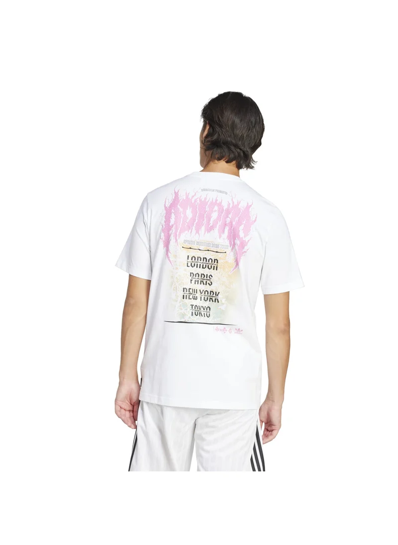اديداس adidas Q12 TS DEATH White Originals Men T-SHIRTS