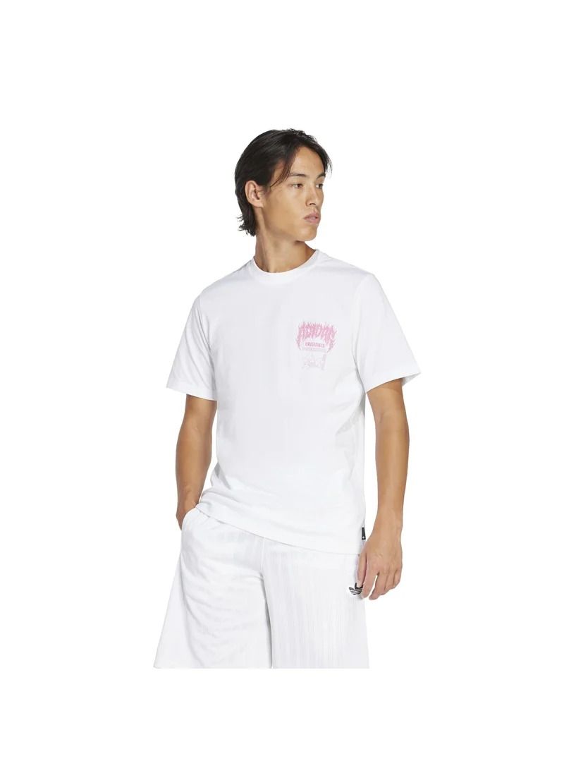 اديداس adidas Q12 TS DEATH White Originals Men T-SHIRTS