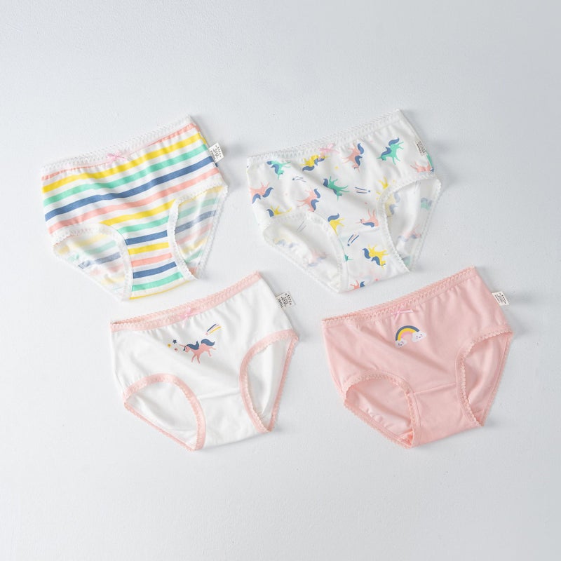 Girls Cotton Antibacterial Panties Summer Lace H792/balloon SJ245  - Image 2