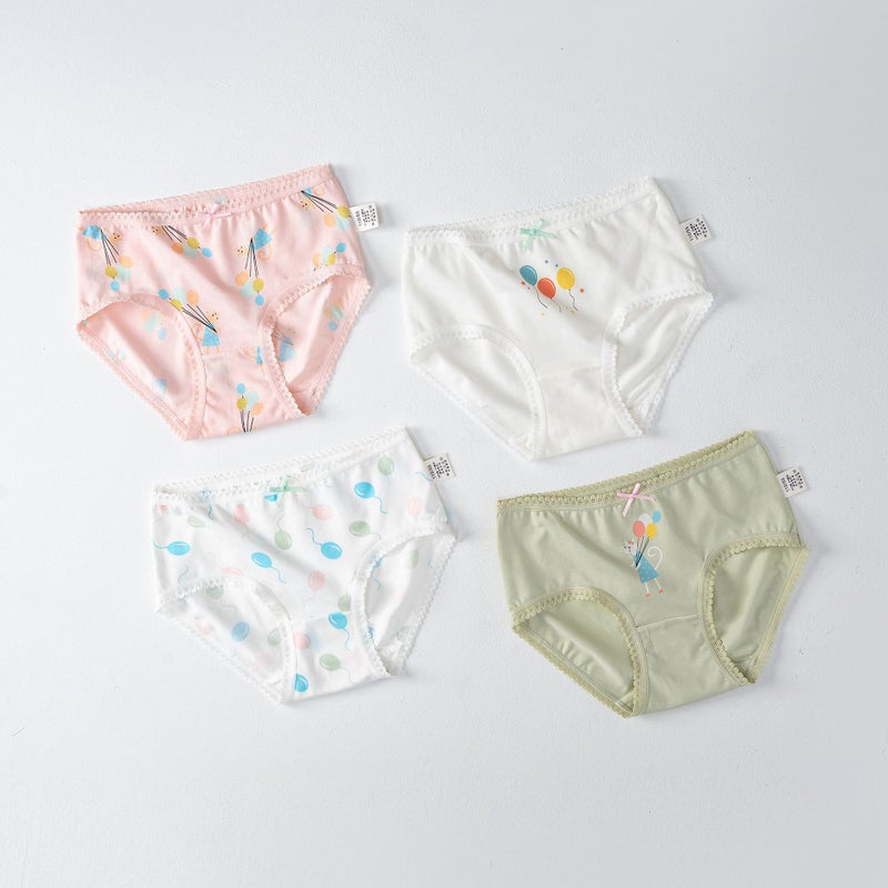 Girls Cotton Antibacterial Panties Summer Lace H792/balloon SJ245  - Image 1