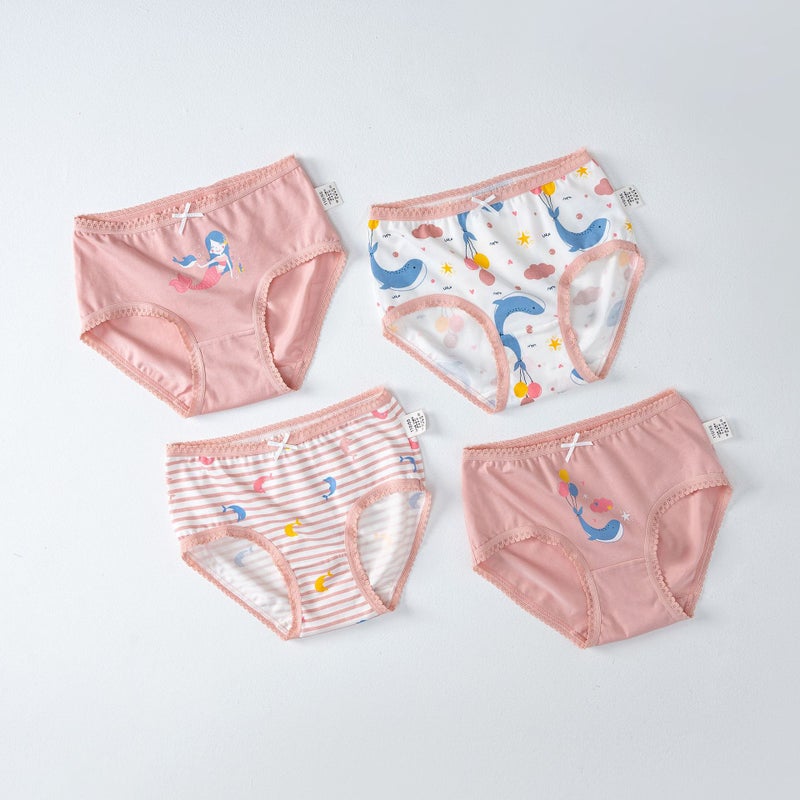 Girls Cotton Antibacterial Panties Summer Lace H792/balloon SJ245  - Image 5