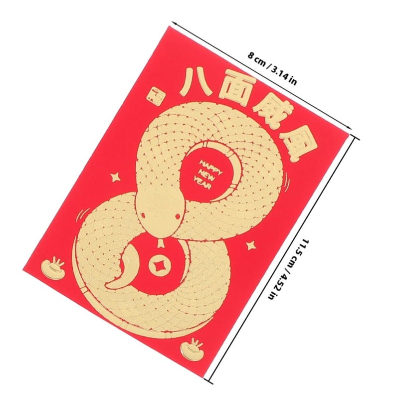 60 Pcs Chinese Red Envelope Snake Year Money Packets For Wedding Birthday Lunar New Year - Image 3