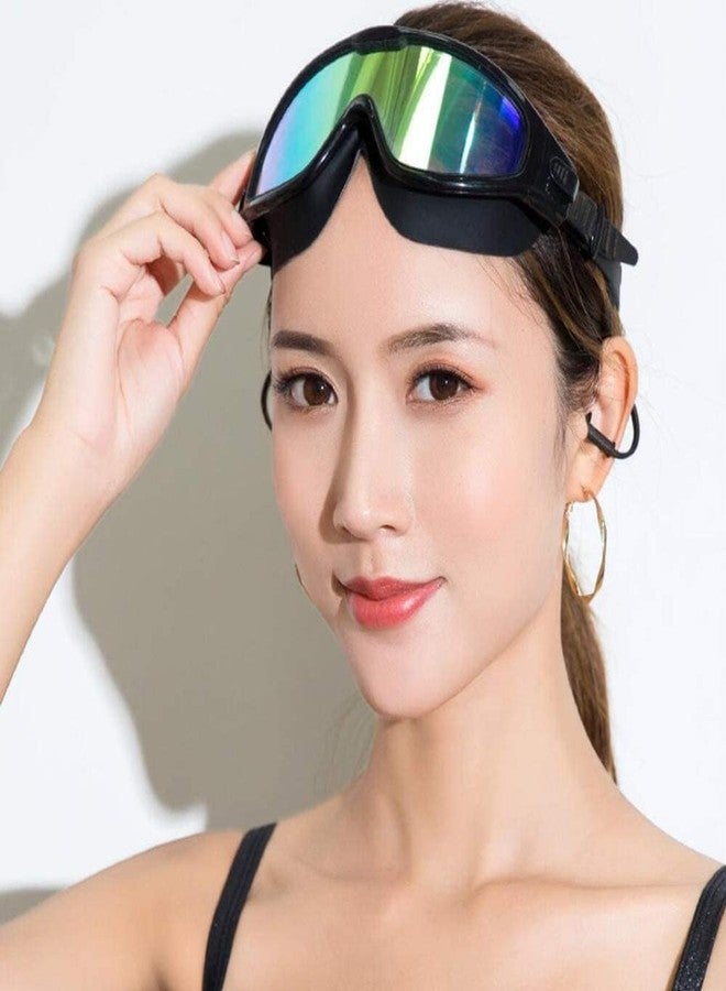 VishBin Earplugs Swim Goggles - Comfortable, Leakproof with Built-In Ear Protection - Anti-Fog, Adjustable Swim Goggles for Adults and Kids - Perfect for Swimming, Water Sports, and Pool Activities - Image 1