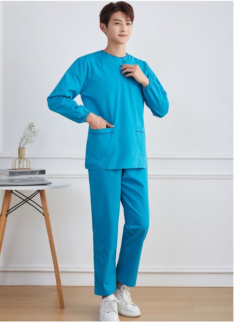KUYING New Nurse Uniform Split Set Medical Work Uniform  - Image 1