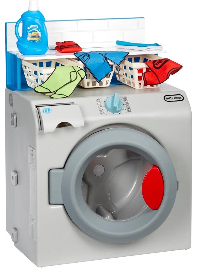 little tikes مجموعة اللعب التخيلي لغسالة ومجفف ليتل تايكس الأولى - Image 1