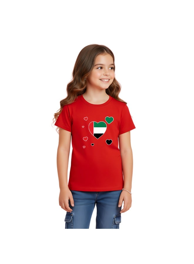 UAE Kids Girls T-Shirt - Gift for Friends and Family - Image 3
