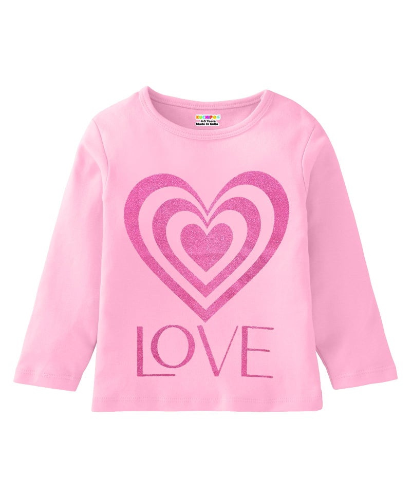 Kuchipoo Girls Regular Fit Full Sleeves Cotton T-Shirts (KUC-TSHRT-458, 13-14 Years, Multi-Colored) - Image 4