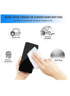 GECLL Eyeglass cleaning wipes 100 Pack Individally Wrapped Glasses Wipes for Eyeglasses Tablets Camera Lenses Cell Phone Laptop Screens Keyboards and Delicate Surfaces  - Image 4