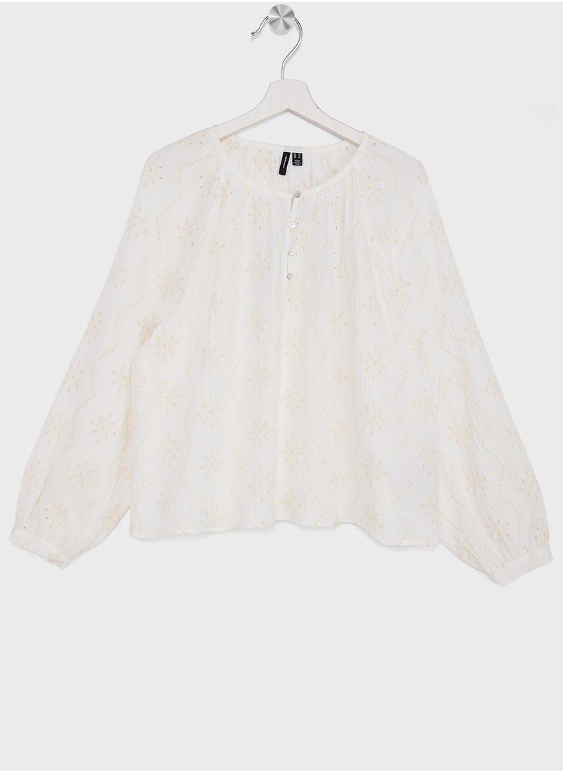 VERO MODA - Button Detail Top - Image 1