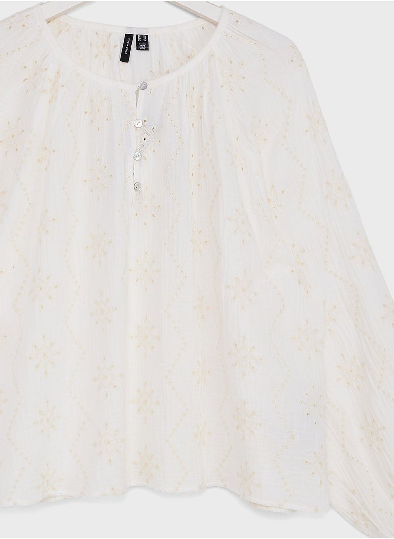 VERO MODA - Button Detail Top - Image 1