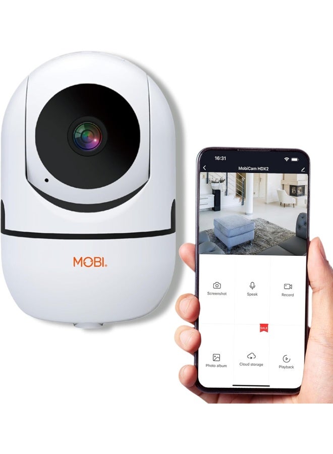 Mobi - MobiCam Indoor Camera - Baby Monitor with Camera and Audio - Smartphone and Wi-Fi Access - Image 2