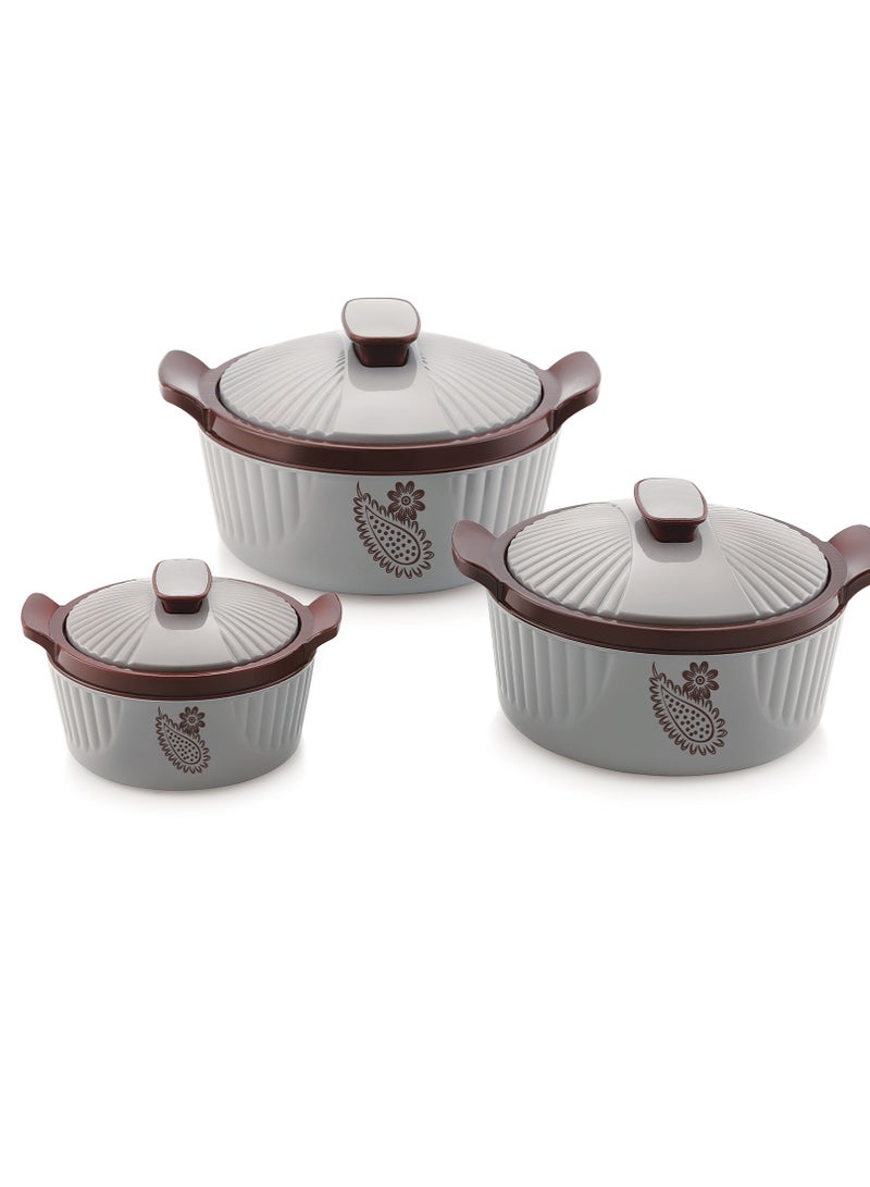 Delcasa Insulated Casserole Set of 3- DC3512/ Hotpot with Stainless Steel Inner - Image 1