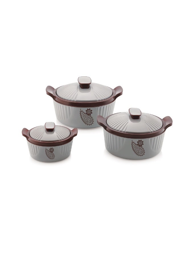 Delcasa Insulated Casserole Set of 3- DC3512/ Hotpot with Stainless Steel Inner - Image 1
