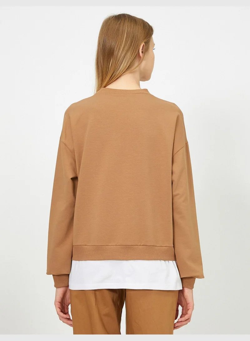 KOTON Striped Sweatshit