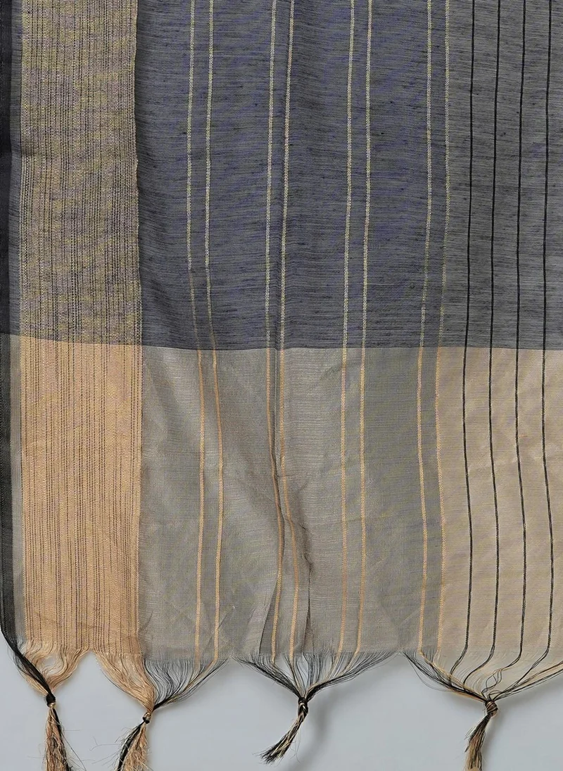 globus Globus Women Self Design Yoke Design Straight Kurta & Trousers With Dupatta