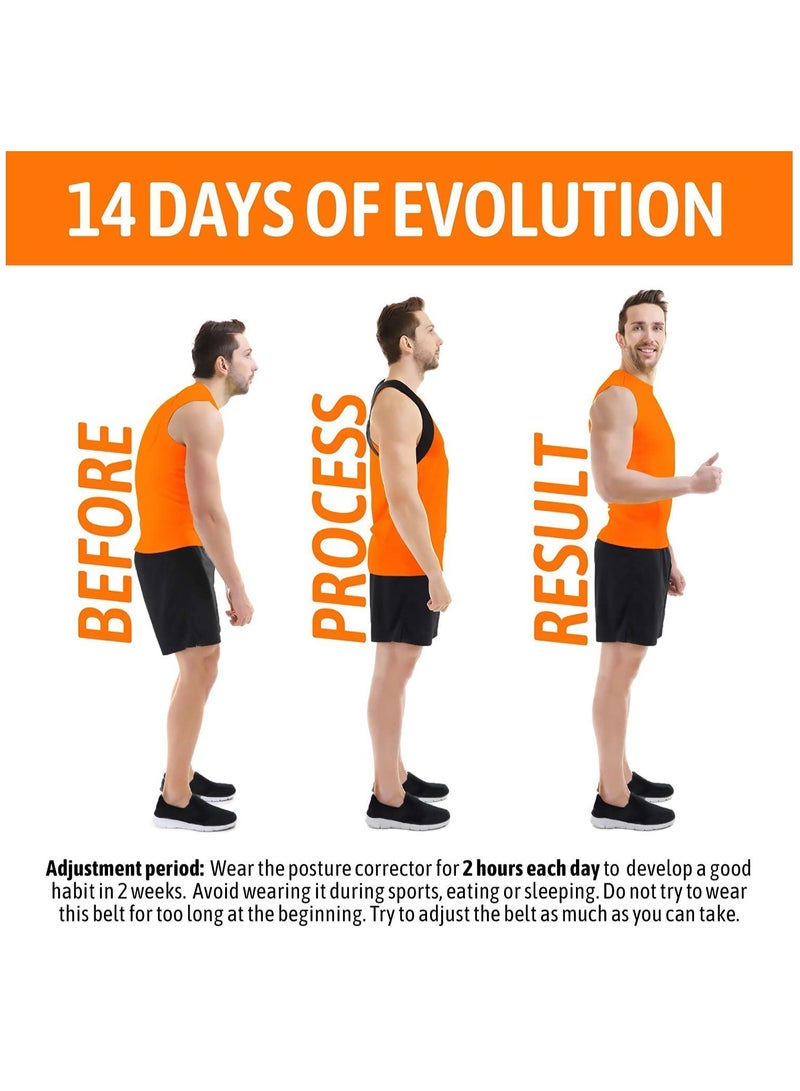 KASTWAVE Posture Corrector for Men Women Upper Back Brace for Clavicle Support, Adjustable Back StraightenerProviding Pain Relief from Neck - Image 2