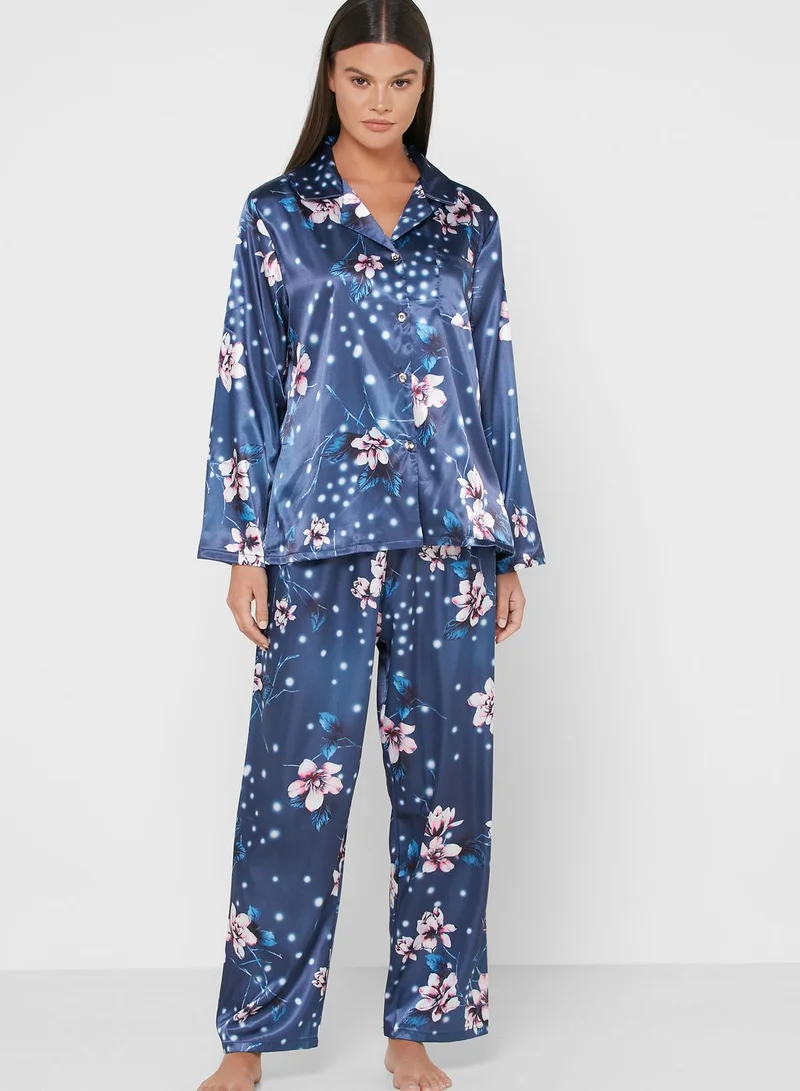ELLA Floral print Pyjama Set
