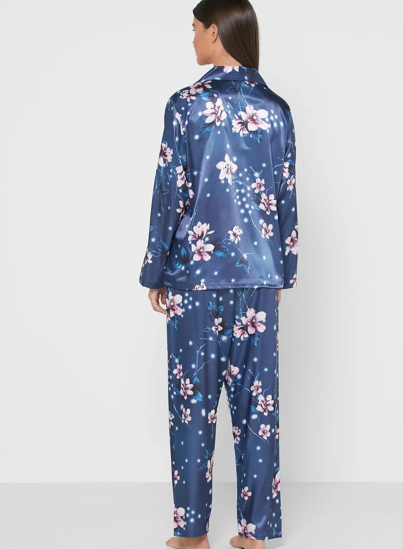 ELLA Floral print Pyjama Set
