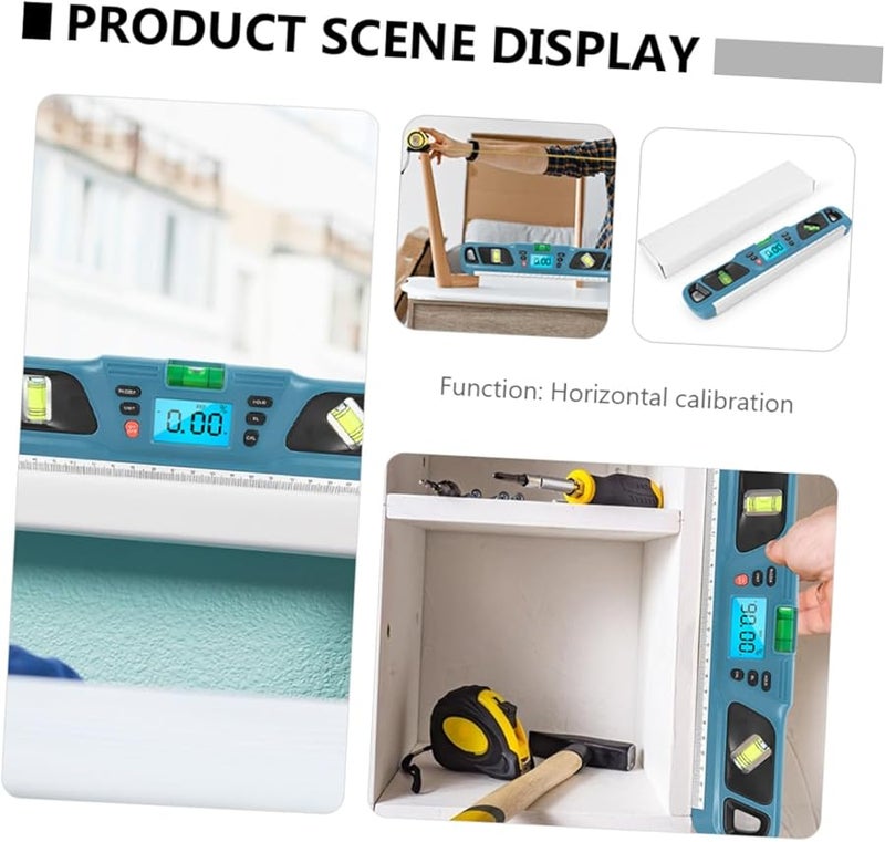 مستوى الروح المصغر مع مطالبة صوتية مضاءة خلفياً لقياس التوازن الأفقي عالي الدقة - Image 5