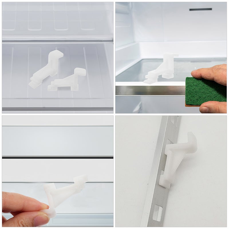 15pcs Refrigerator Shelf Clips Removable Cooler Shelf Clamps Refrigerator Clamps - Image 3
