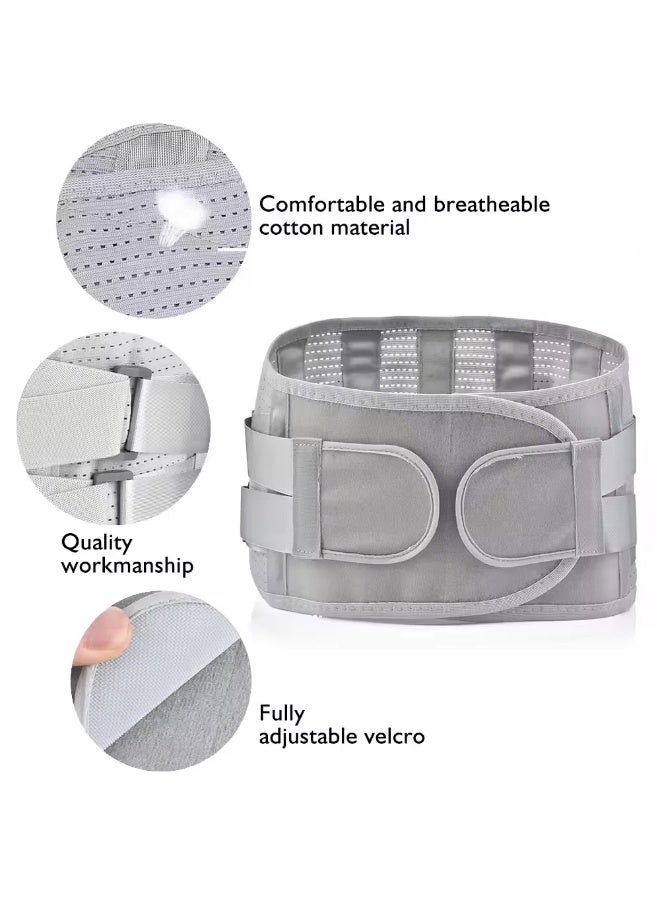 Generic Size XL（Waist Support Width 23cm，Waist Support Length 120cm）,Self - heating Lumbar Support Belt | Solution for Lumbar Vertebra/Lumbar Disc Herniation and Lumbar Muscle Strain, Widened Steel Plate Support  - Image 4